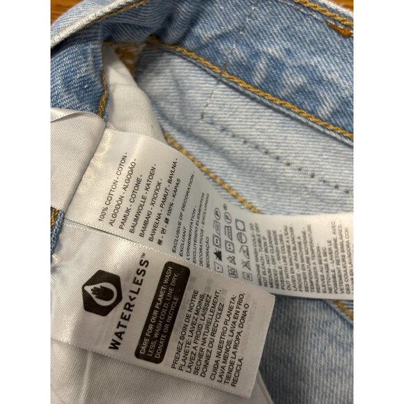 Levi’s 501 Denim Distressed Cutoff High Rise Button Fly Shorts Women’s Size 26 - Picture 7 of 8